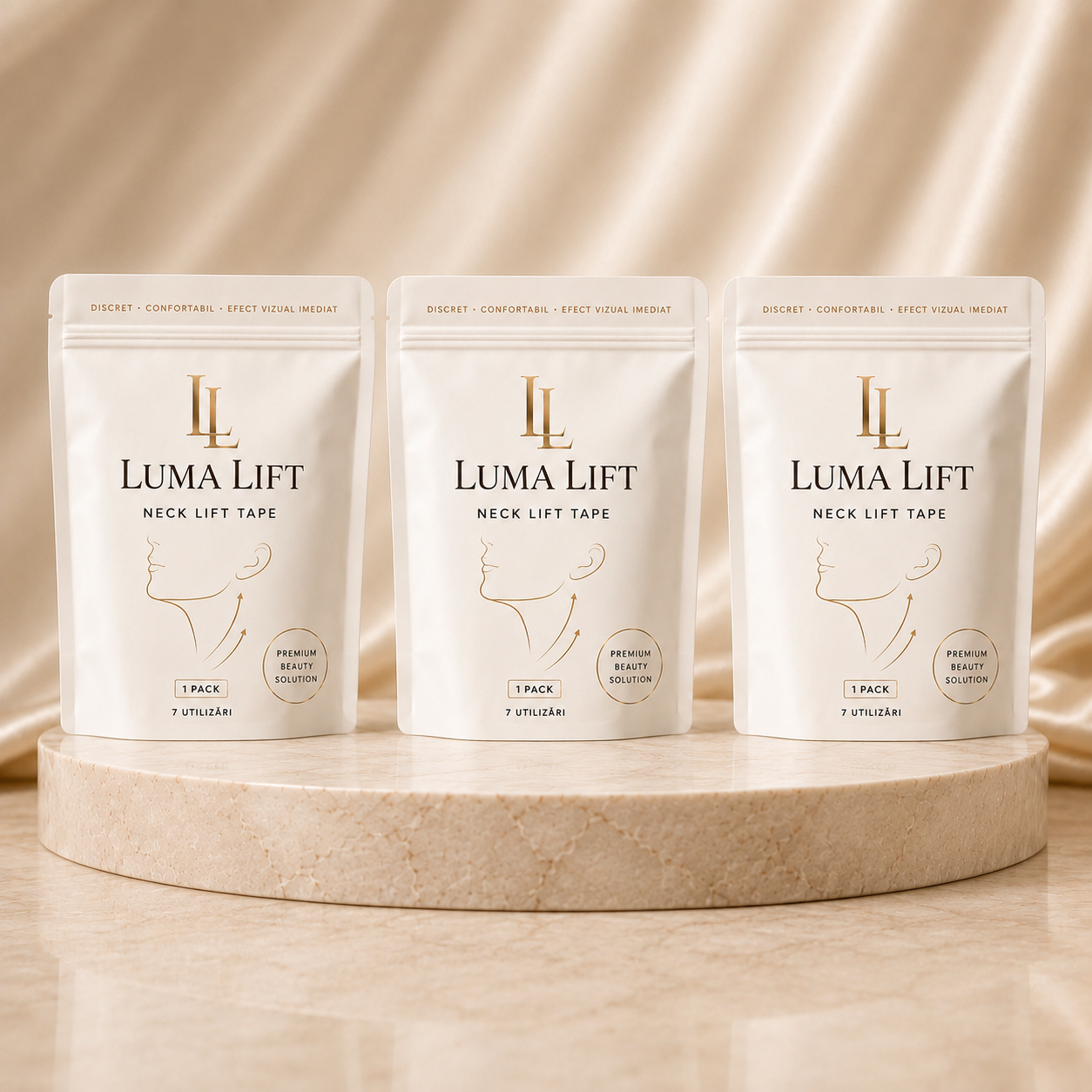Luma Lift Neck Lift Tape - 2 Pack bundle